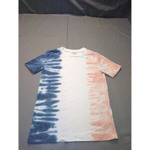 Tommy Bahama Kids Tie Dye T-Shirt Blue Salmon White US L (10/12) Girls